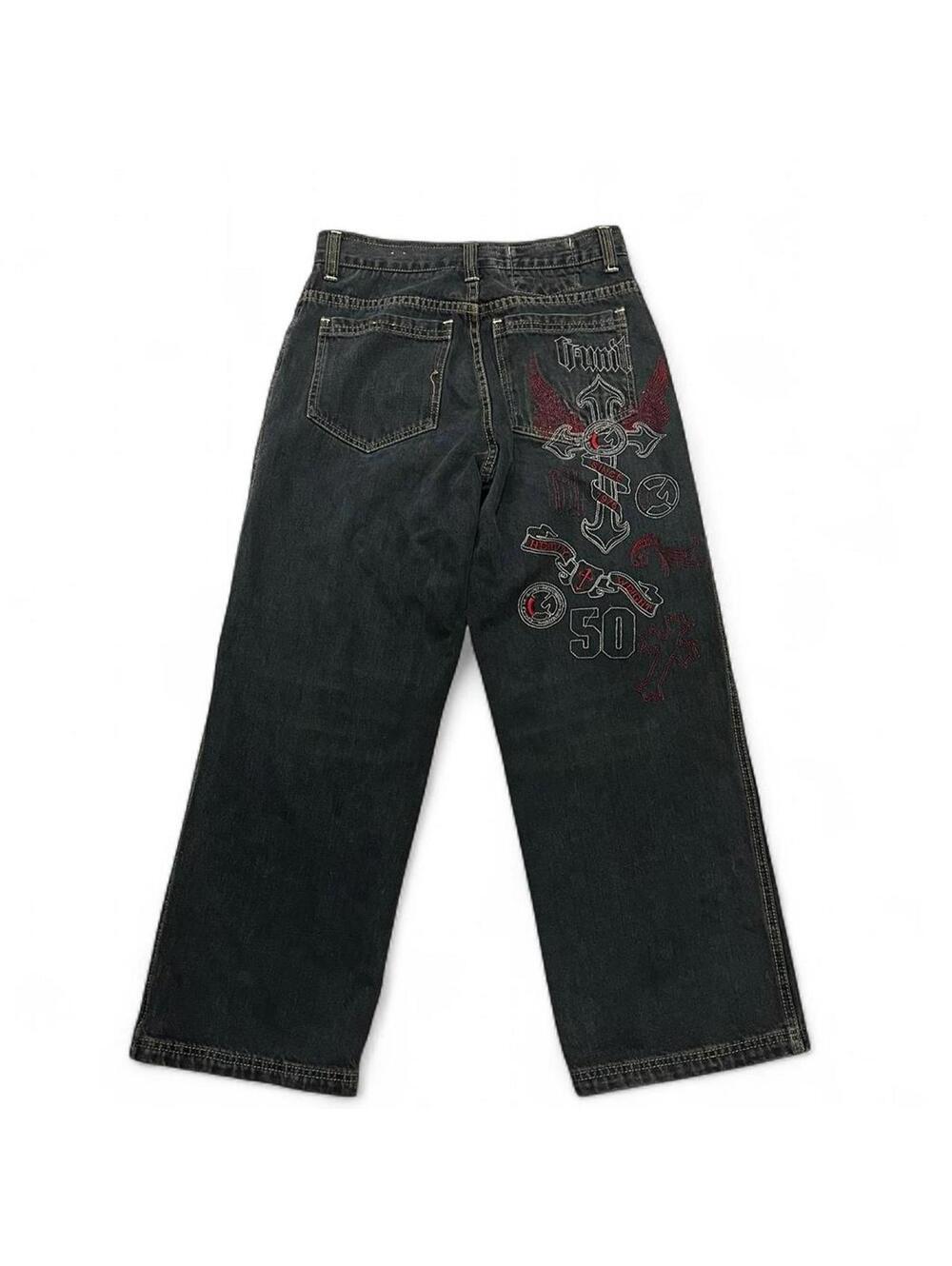 90s / Y2K alt G Unit embroidered jeans